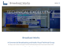 Tablet Screenshot of broadcastworks.com